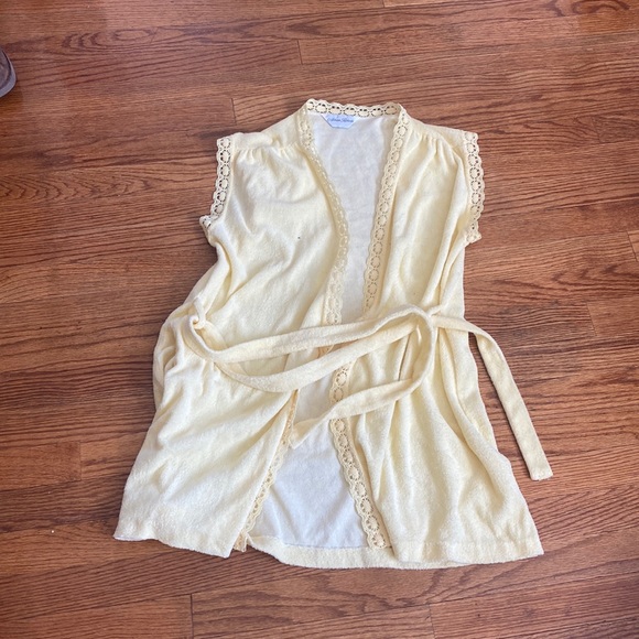 Vintage terry cloth swim cover up robe - Picture 1 of 3